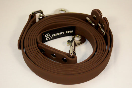 Brown multifunctional leash